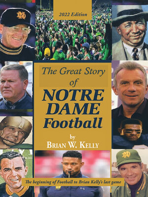 cover image of The Great Story  of  Notre Dame Football
